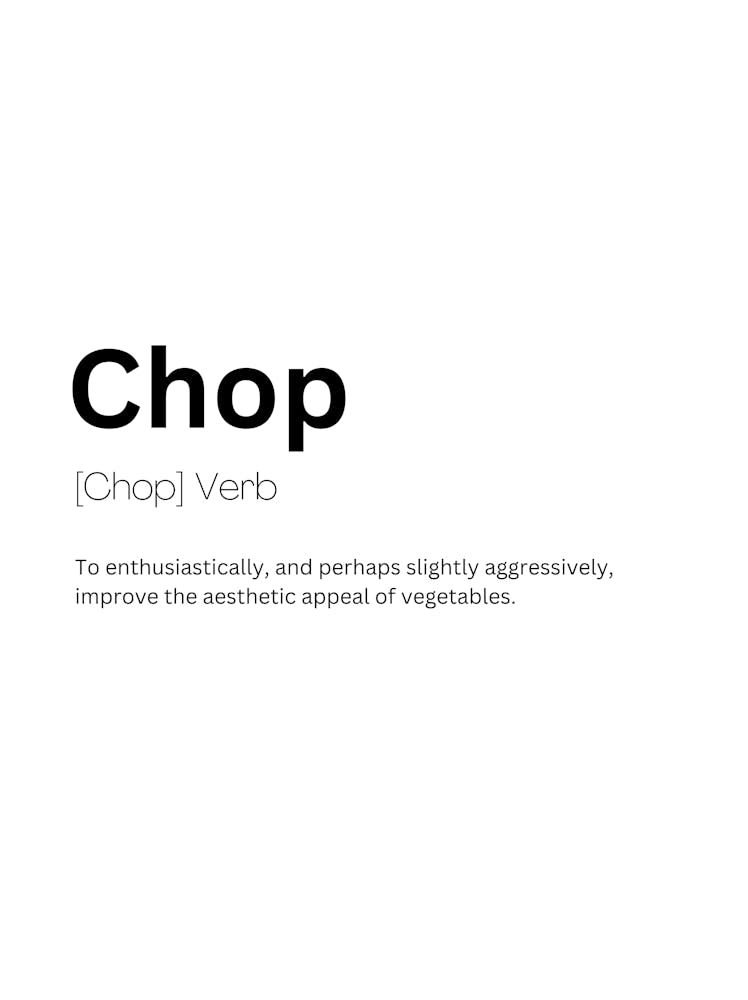 Chop Definition Meaning
