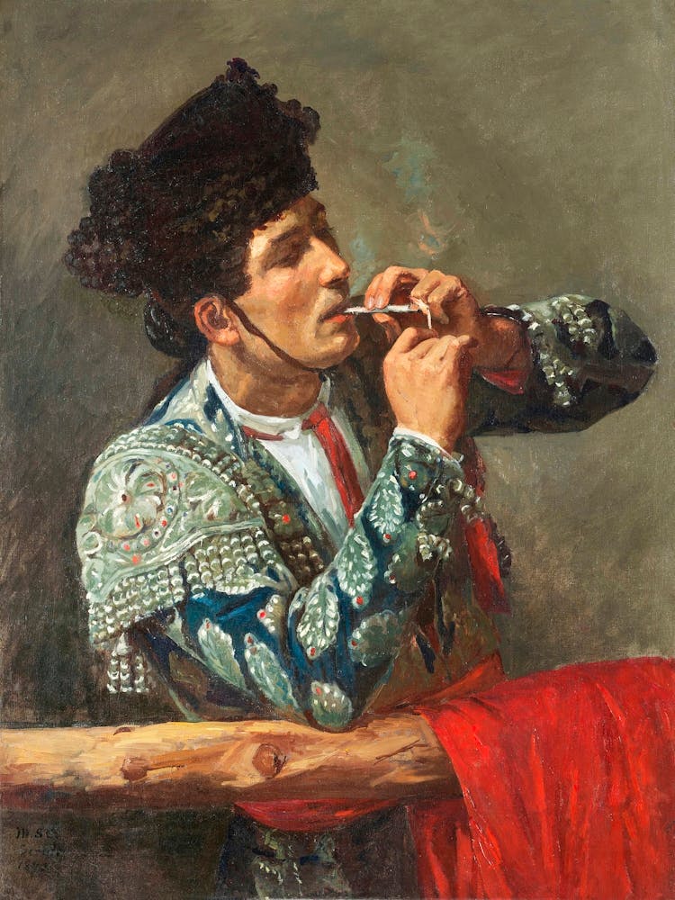 After The Bullfight (1873), Mary Cassatt