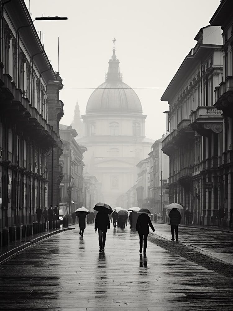 Turin, Italy,  Black And White Analogue Photography  4