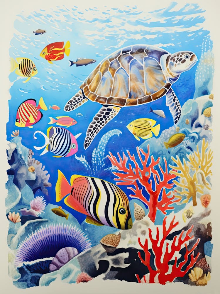 Turtles And Corals
