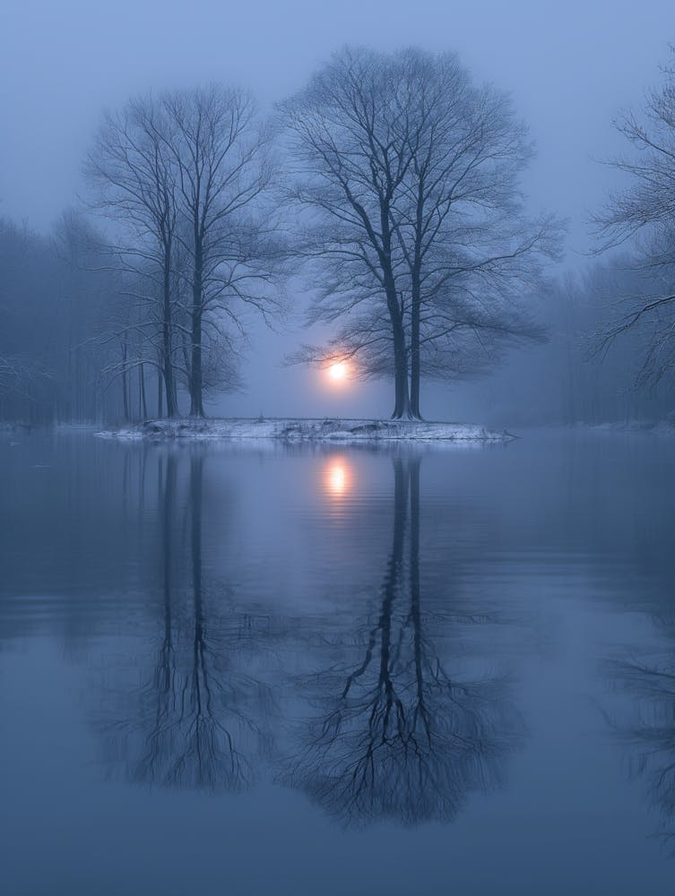 Sunrise Over The Lake 1