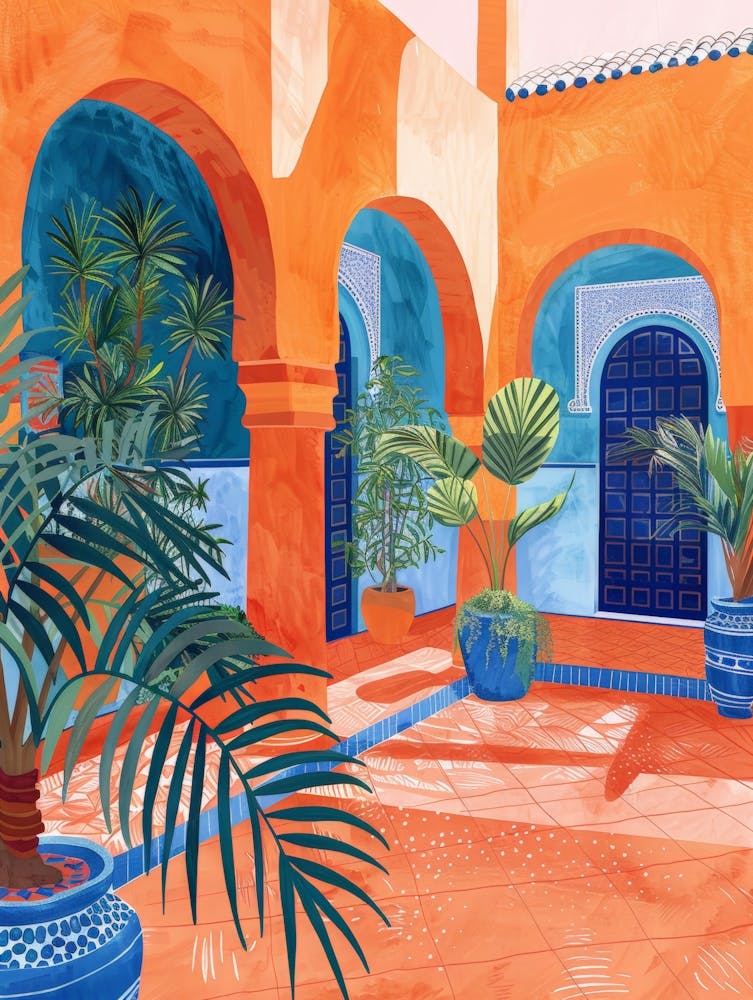 Moroccan Courtyard 1
