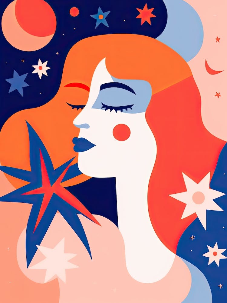 Aquarius Illustration Zodiac Star Sign 2