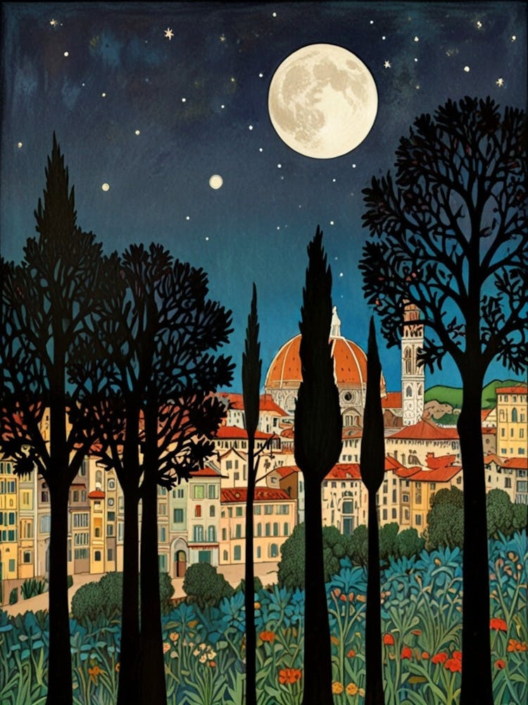 William Morris Night In Florence 1