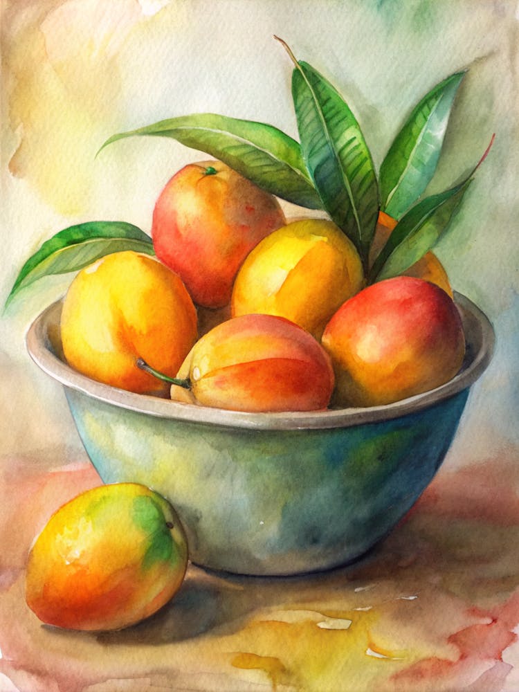 1 A Bowl Of Fresh Tropical Mangoes (1)