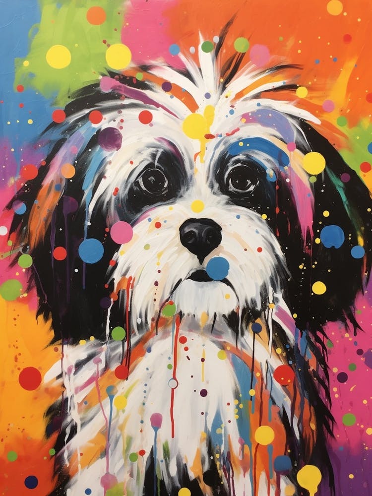 Shih Tzu Pop Art Inspired 5