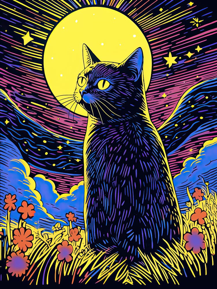 Celestial Pawlapse, Psychedelic Cats series