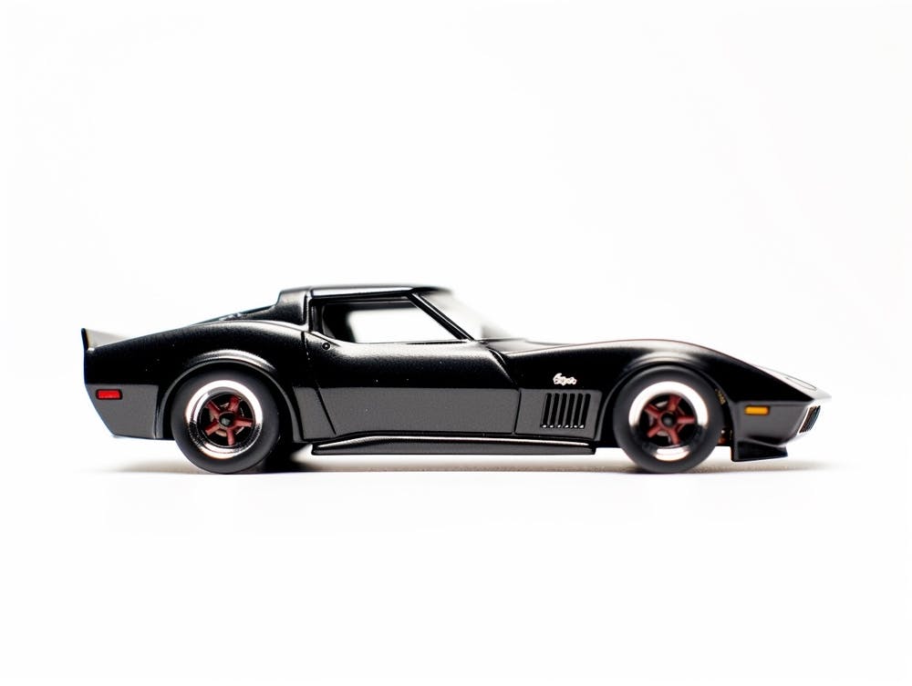 Toy Car 69 Corvette Racer Black