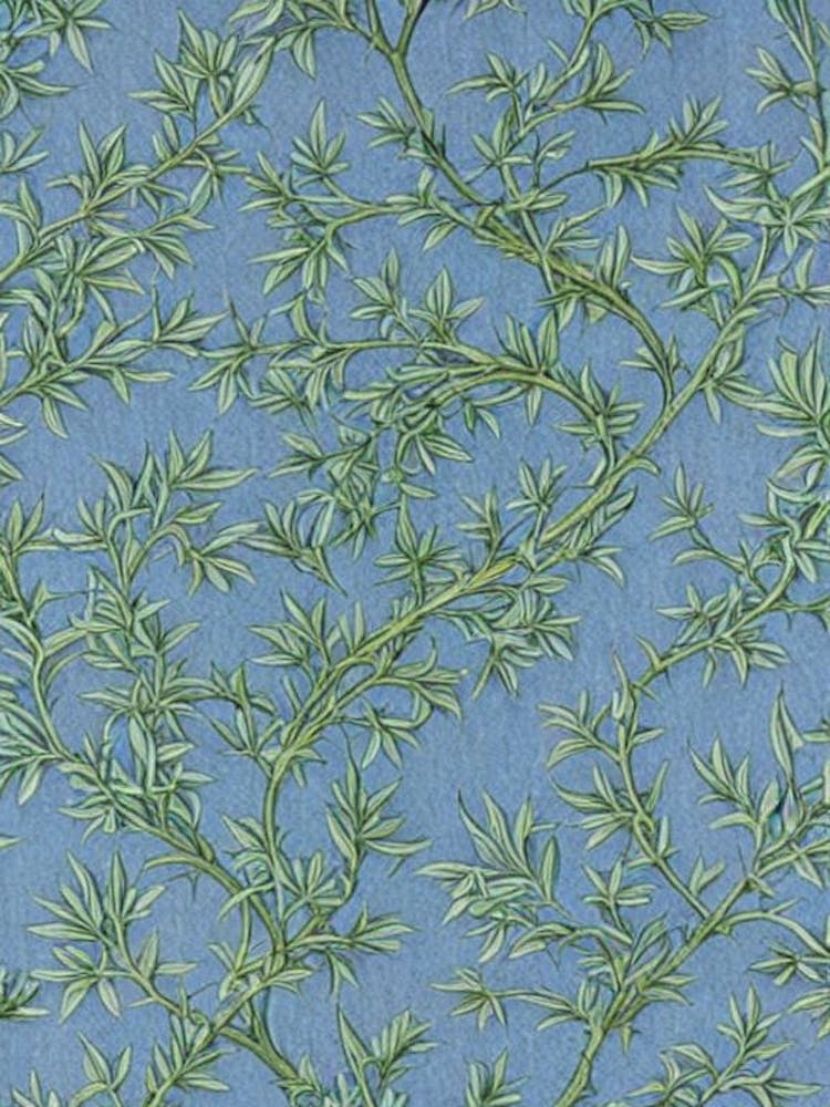 Eastern Red Cedar 2 tree Vintage Botanical