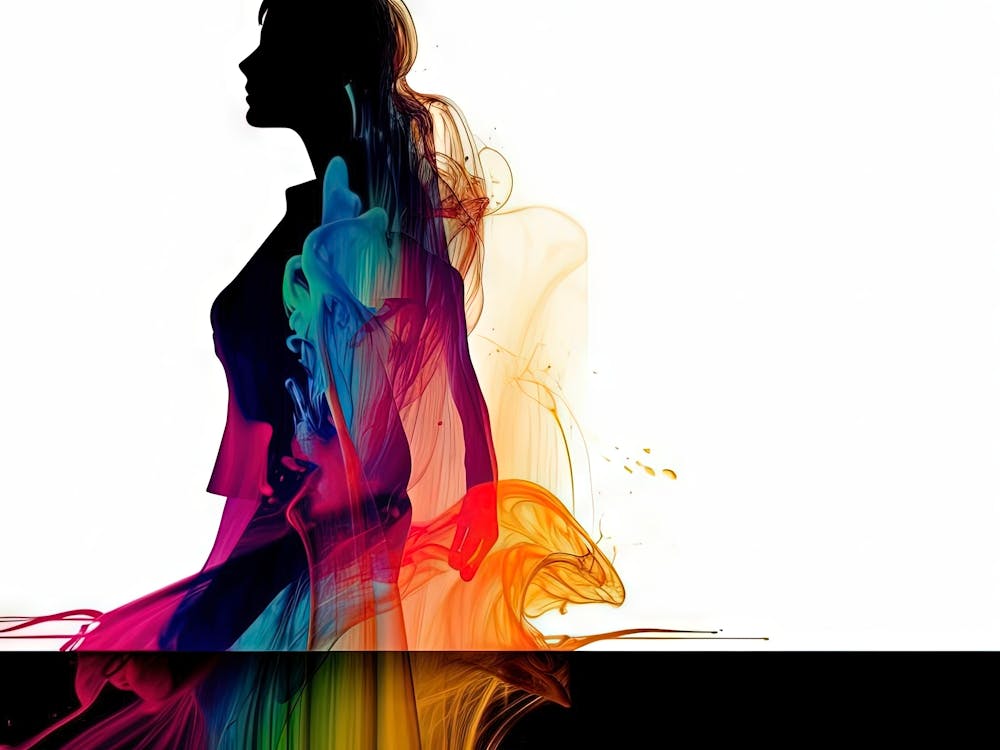 Silhouette Of A Woman 1