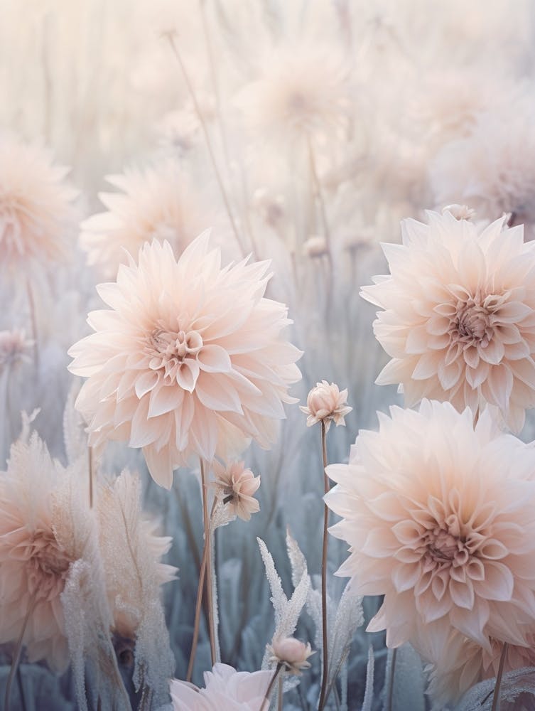 Frosty Botanical Dahlia 1