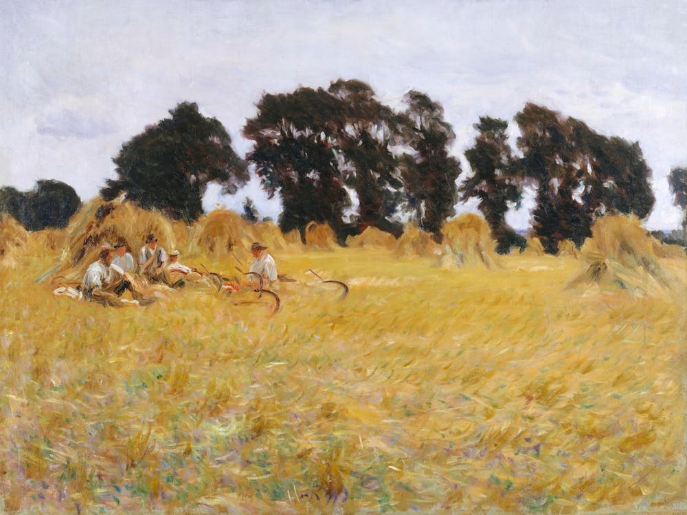 Reapers Resting In A Wheat Field (1885), John Singer Sargent