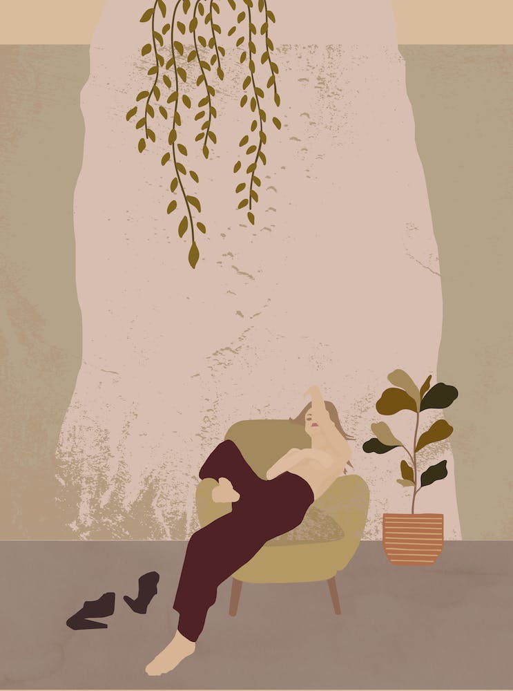 Women On Chair