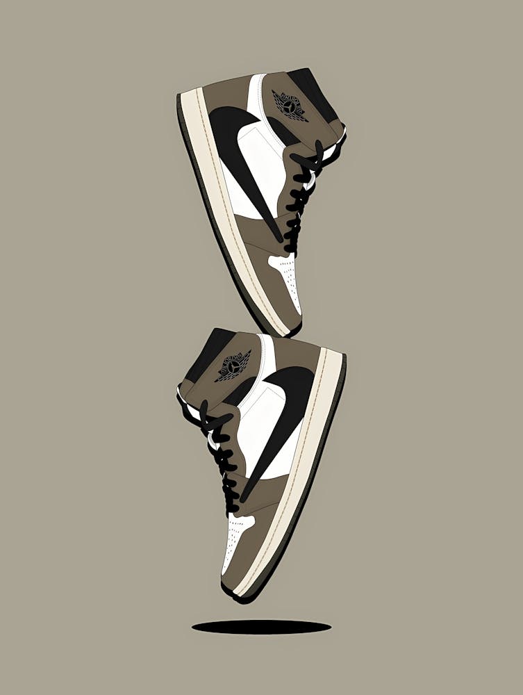 Air Jordan 1 Mid - Travis Scott Jordan 1 High Mocha - Air Jordan 1 Retro High OG sneaker