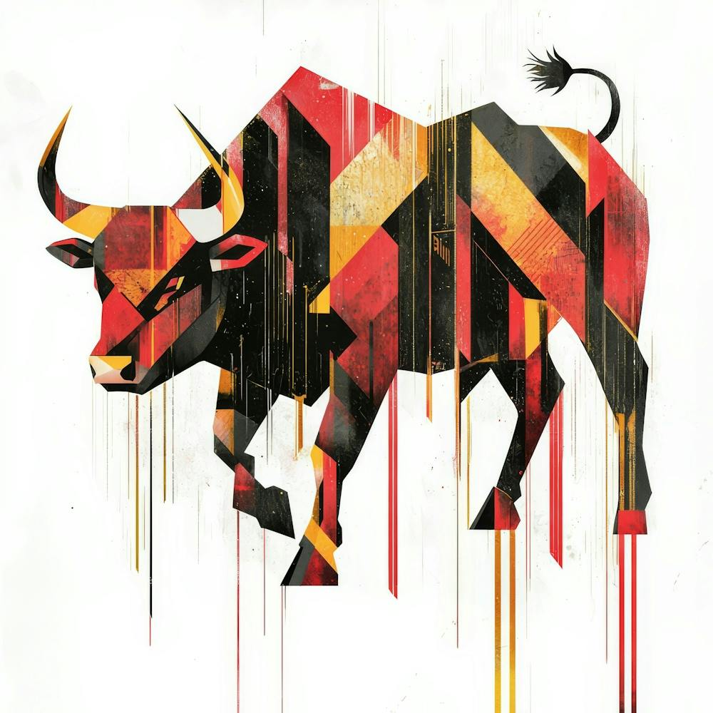 Bull print