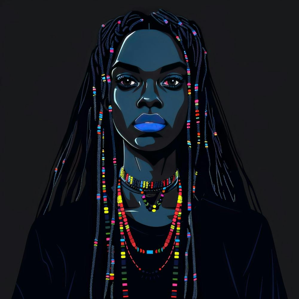 Black Girl With Dreadlocks