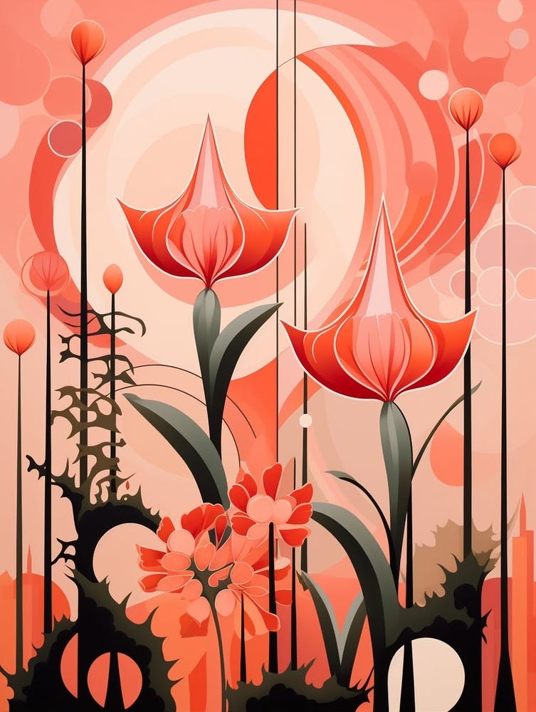 Abstract Geometric Botanical 2