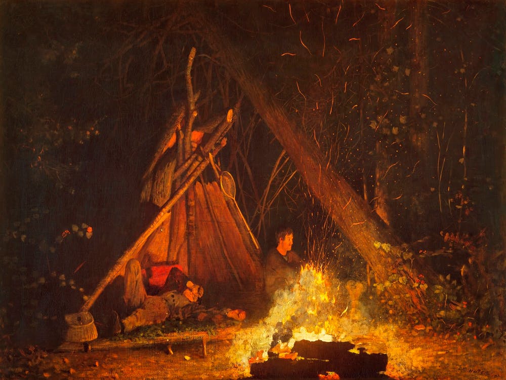 Feu de Camp (1880), Winslow Homer