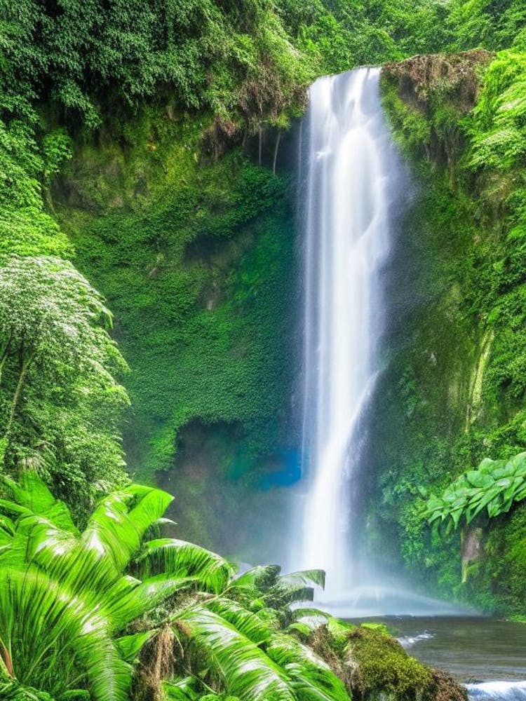 Nauyaca Waterfalls, Costa Rica Realistische Fotografie (1)