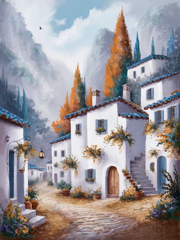 Village Dans les Montagnes 3