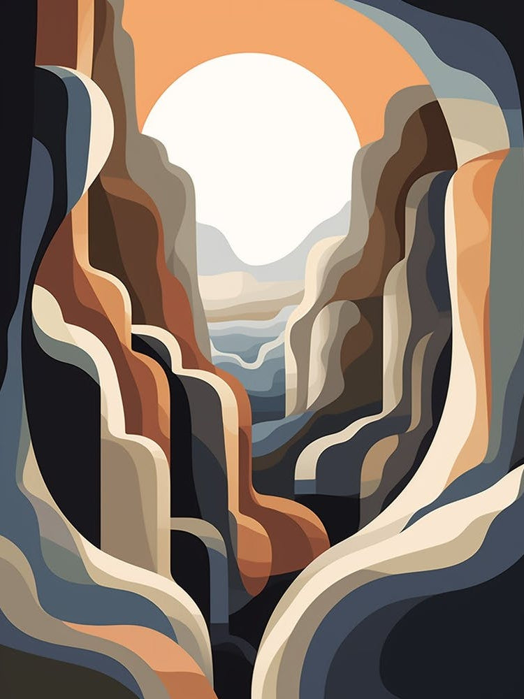 Canyon Abstract Minimalist 6
