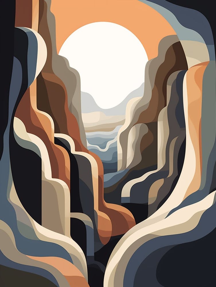 Canyon Abstract Minimalist 6
