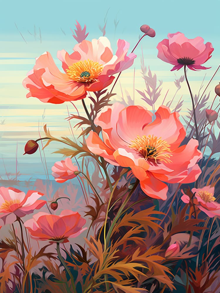 Peony Wildflower In Grassland (2)