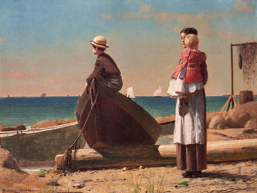 Dad S Coming (1873), Winslow Homer