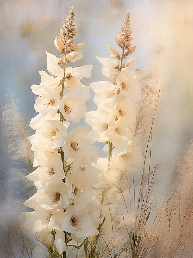 Boho Dried Flowers Delphinium 1