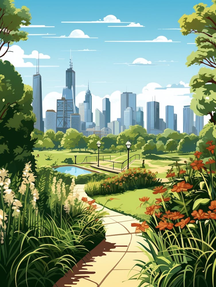 Royal Botanic Garden Melbourne Australia 1 Illustration