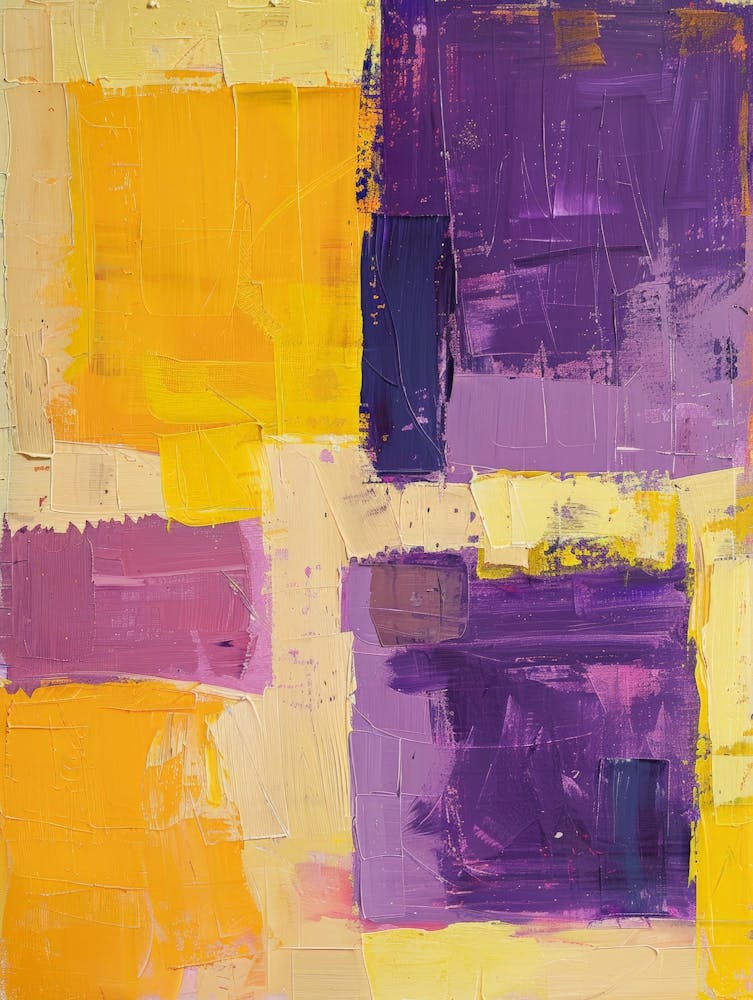 Purple And Yellow Squares