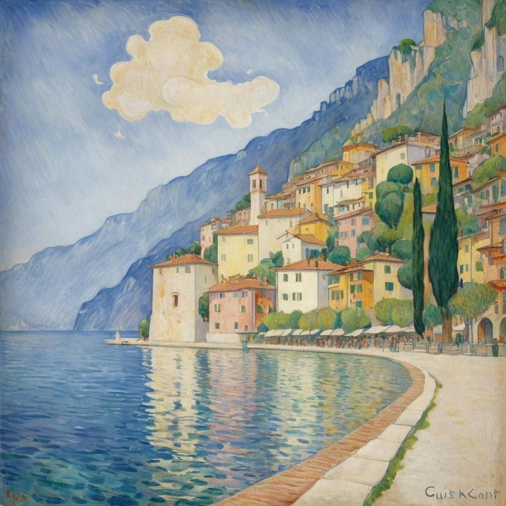 Malcesine Am Gardasee 1913 Gustav Klimt 2