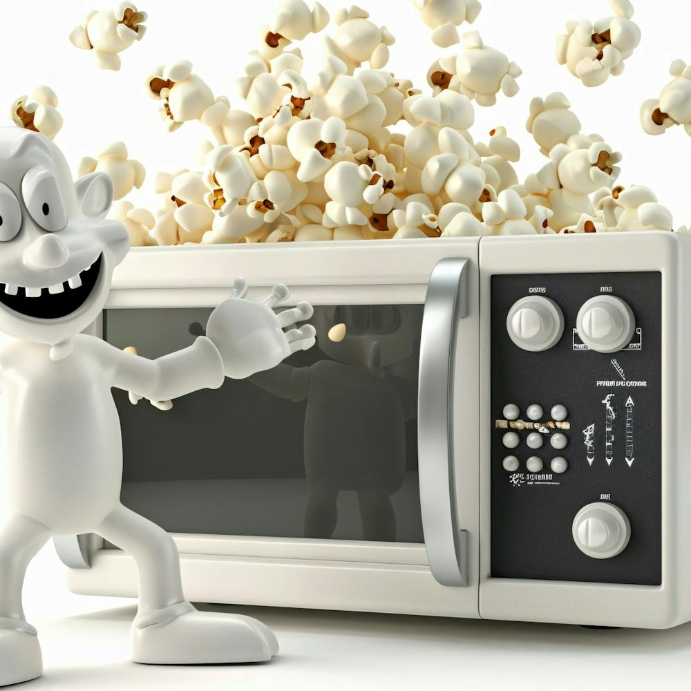 Popcorn In The Microwave