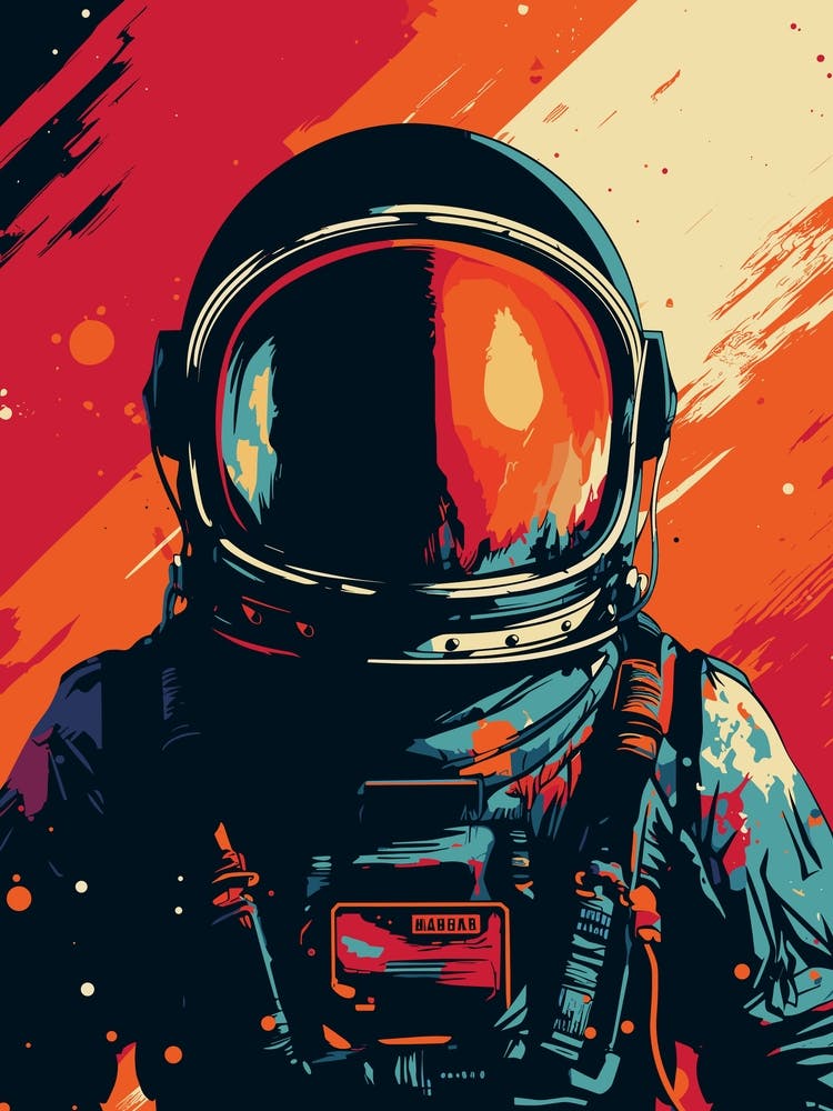 Astronaut In Space 6