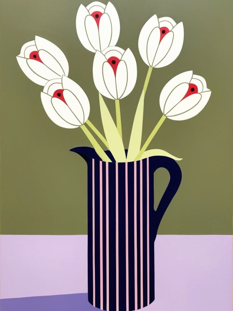 Tulpen In Einer Vase 20