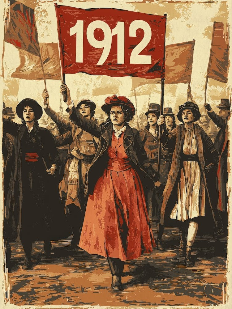 Aihrgdesign A Vintage Political Poster Depicting A 1912 Suffr 9ed0dd55 F2e9 4541 A274 65e33a8016bf 2