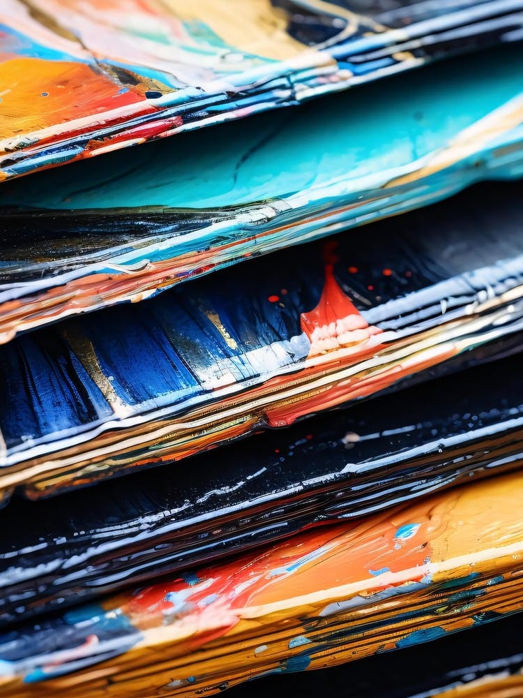 Stack Of Paint Brushes
