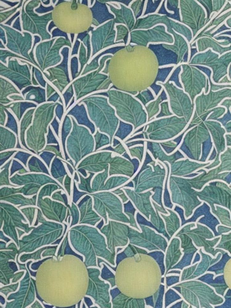 White Sapote 1 Vintage Botanical Fruit