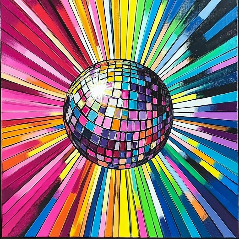 Disco Ball Art 1