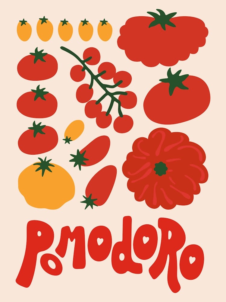 Pomodoro Küchenposter