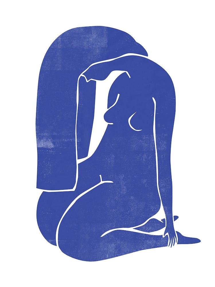 Nude In Blue 01