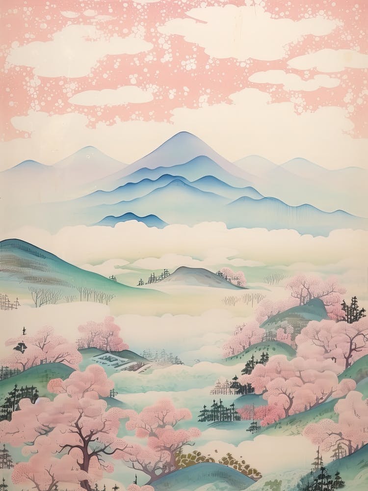 Mount Nasu In Tochigi, Japanese Landscape 1