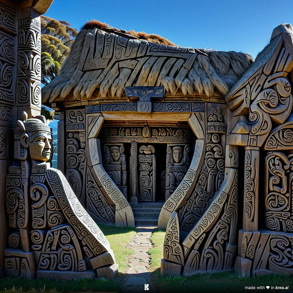 Entrée de maison aborigène