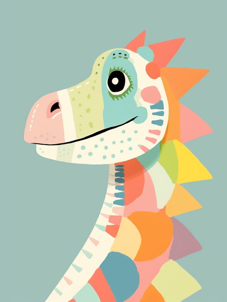 Colourful Dinosaur Thescelosaurus 2