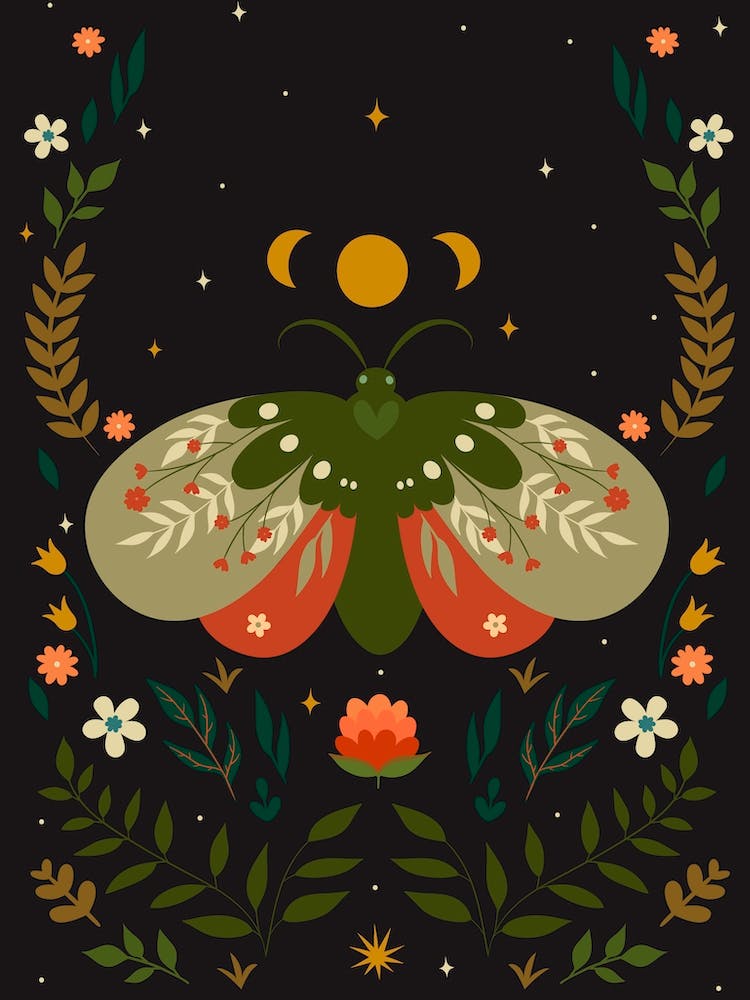 Moon Moth Scandinavian Folk