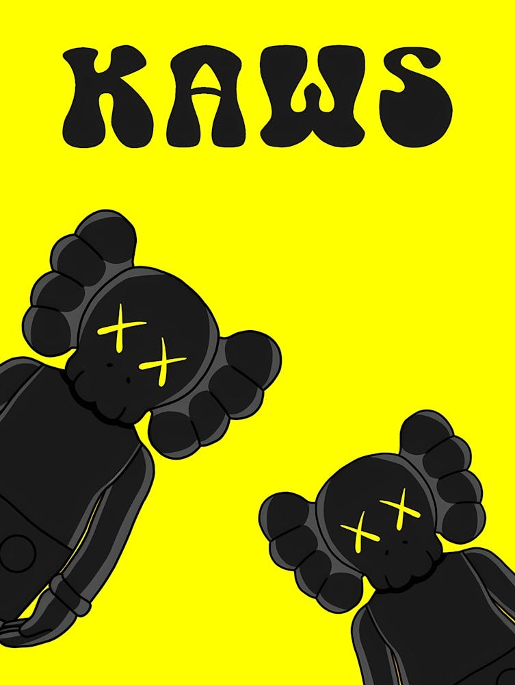 Kaws - KAWS Kunstposter - KAWS Companion Illustration