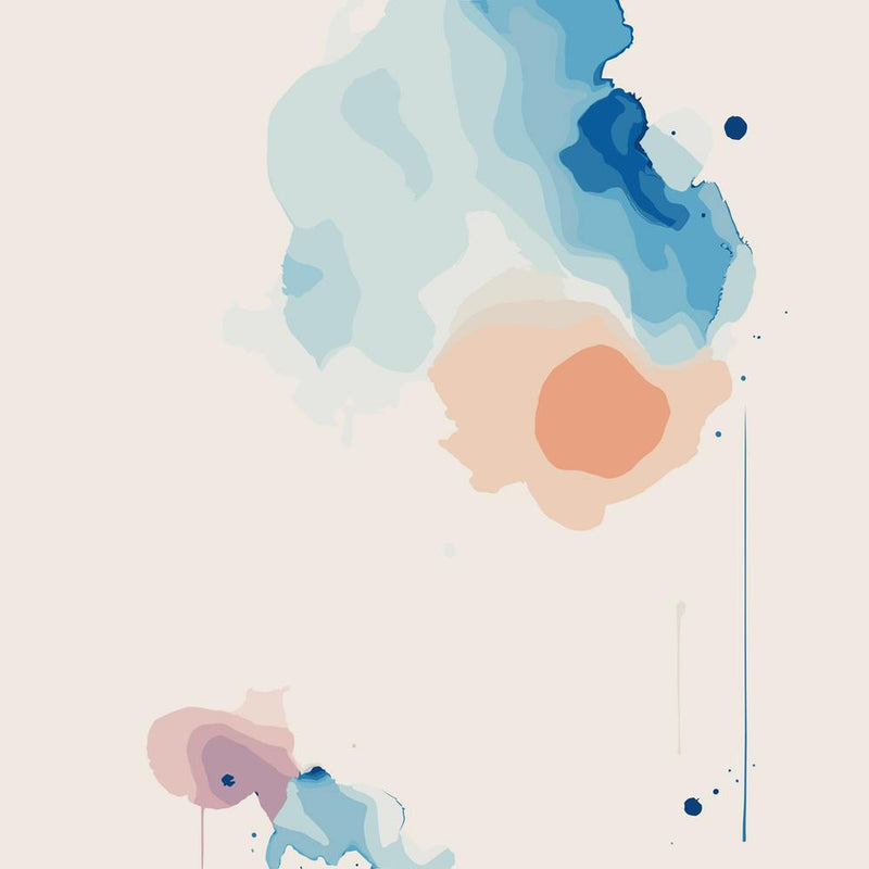 Abstract Watercolor Painting