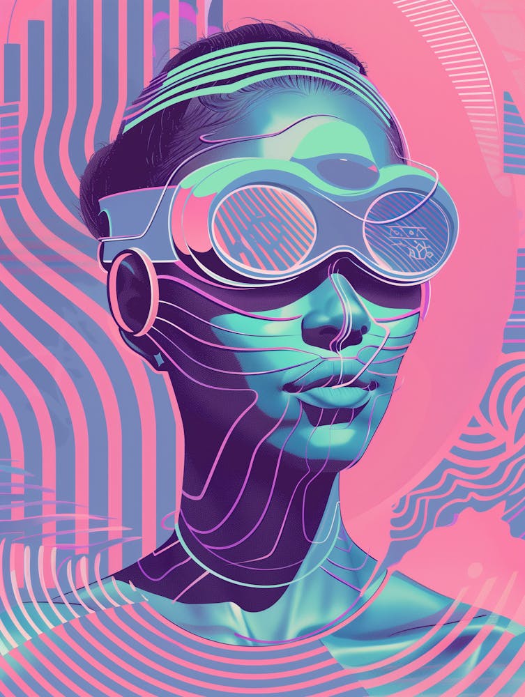 Futuristic Woman With Goggles
