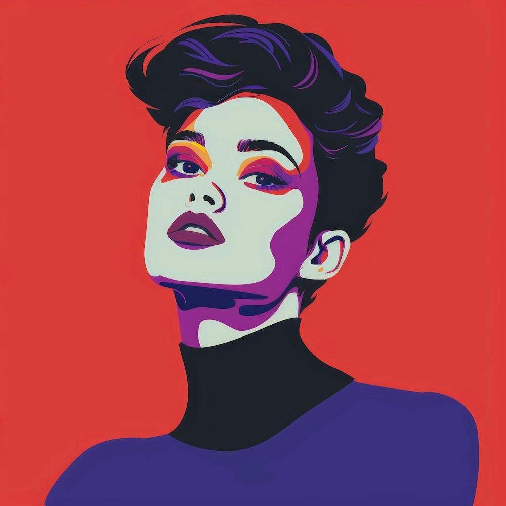 Pop Portrait Of A Woman