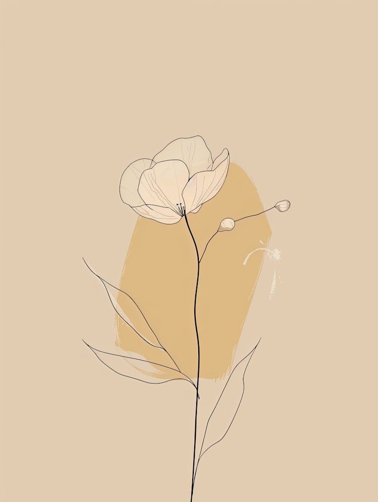 Sydney Botanical Garden Boho Line Art